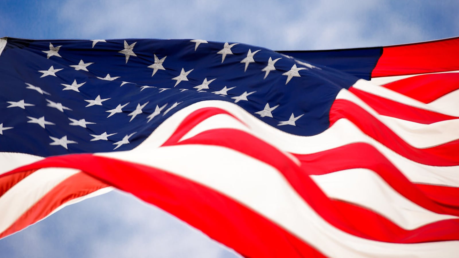 Stock photo of an American flag.