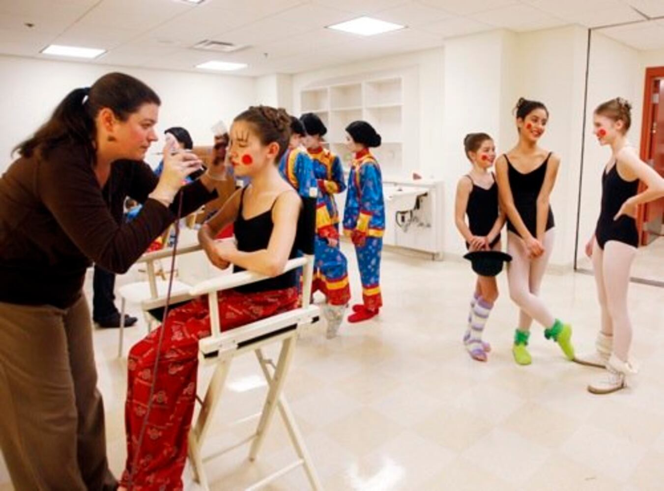 'Nutcracker' rehearsal at Schuster