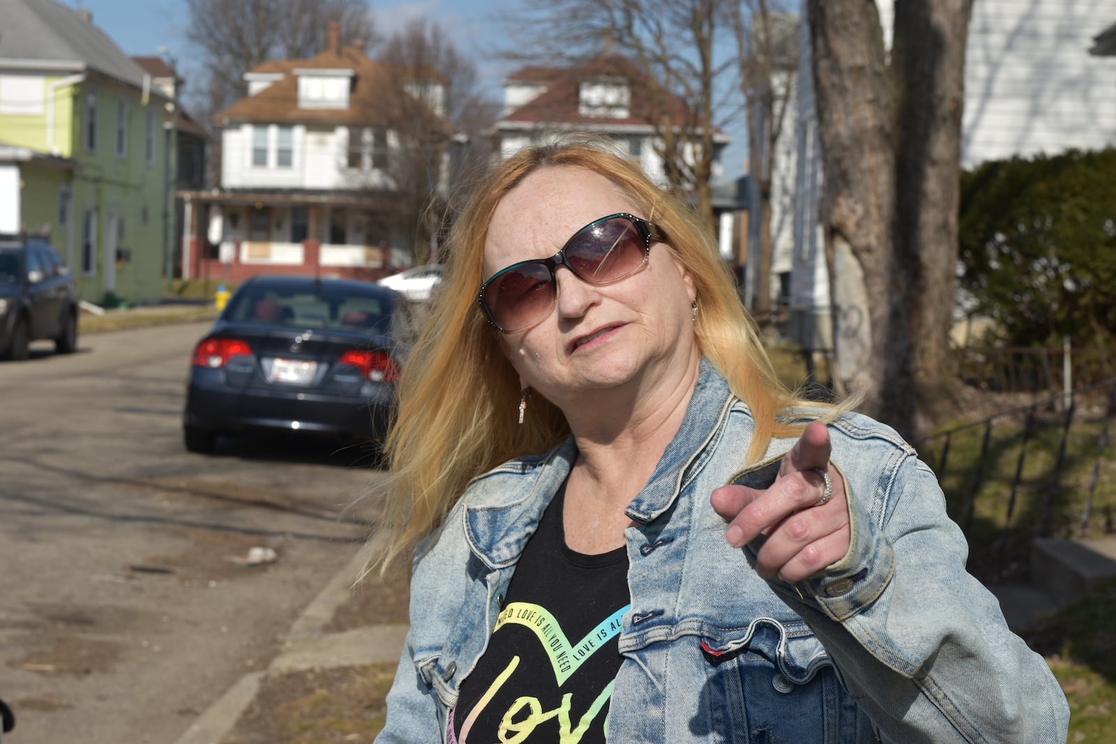 Glenna Flohre outside of her East Dayton home. Glenna last saw her son, Jack Flohre, on Jan. 15, 2023. His mother and a friend fear Jack may be dead or he's being held against his will. CORNELIUS FROLIK / STAFF