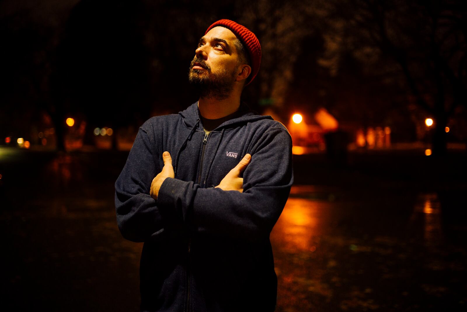 Hip-hop artists Aesop Rock (pictured), Blockhead and Lupe Fiasco have released the collaborative single, “Pumpkin Seeds” (Rhymesayers Entertainment). The single is a fundraiser to help The Collaboratory in Dayton. The goal is to complete skateboard parks at Claridge Park and Home Avenue.