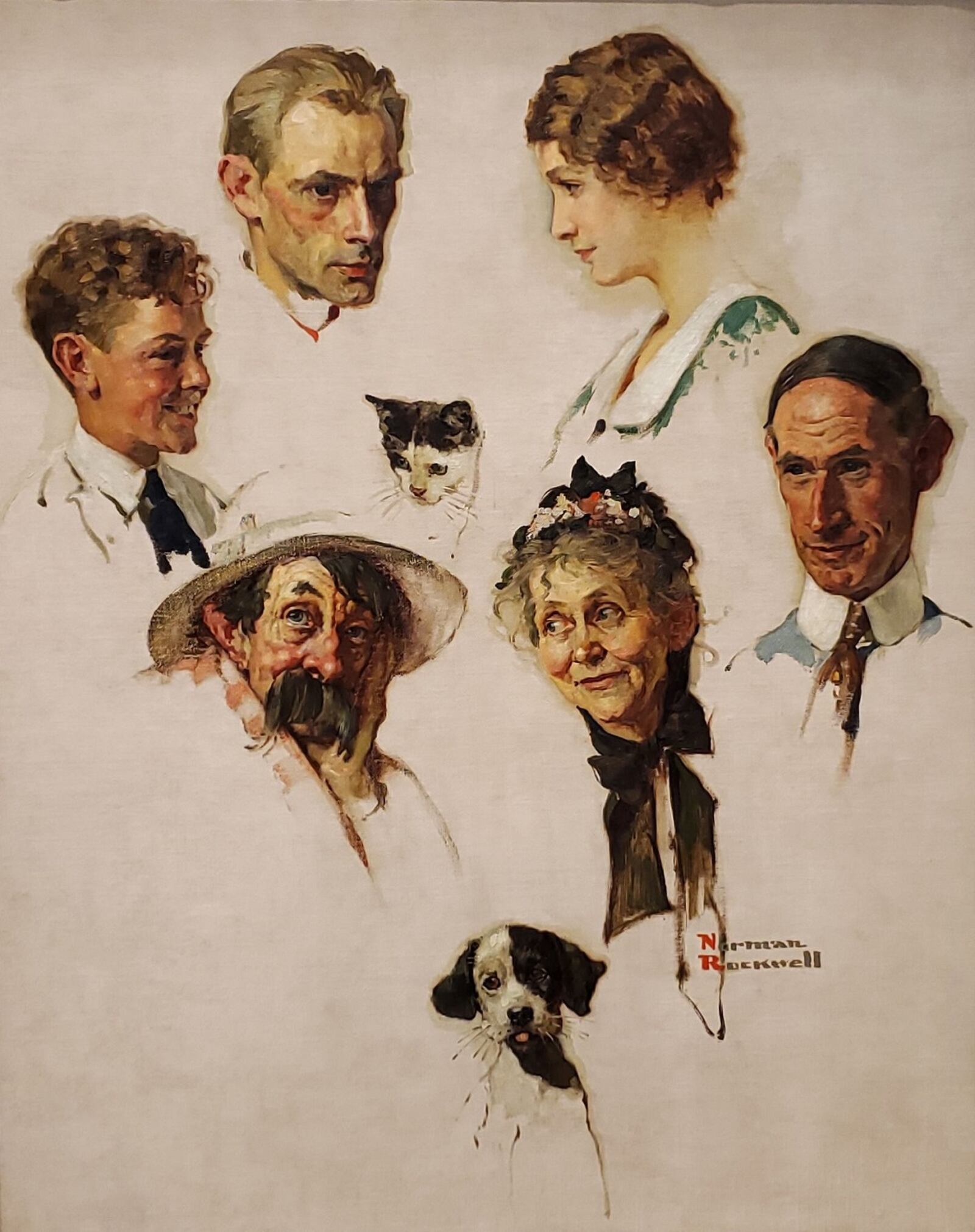 Norman Rockwell’s People We All Like, 1930, oil on canvas. On loan to the Dayton Art Institute from a private collection. CONTRIBUTED