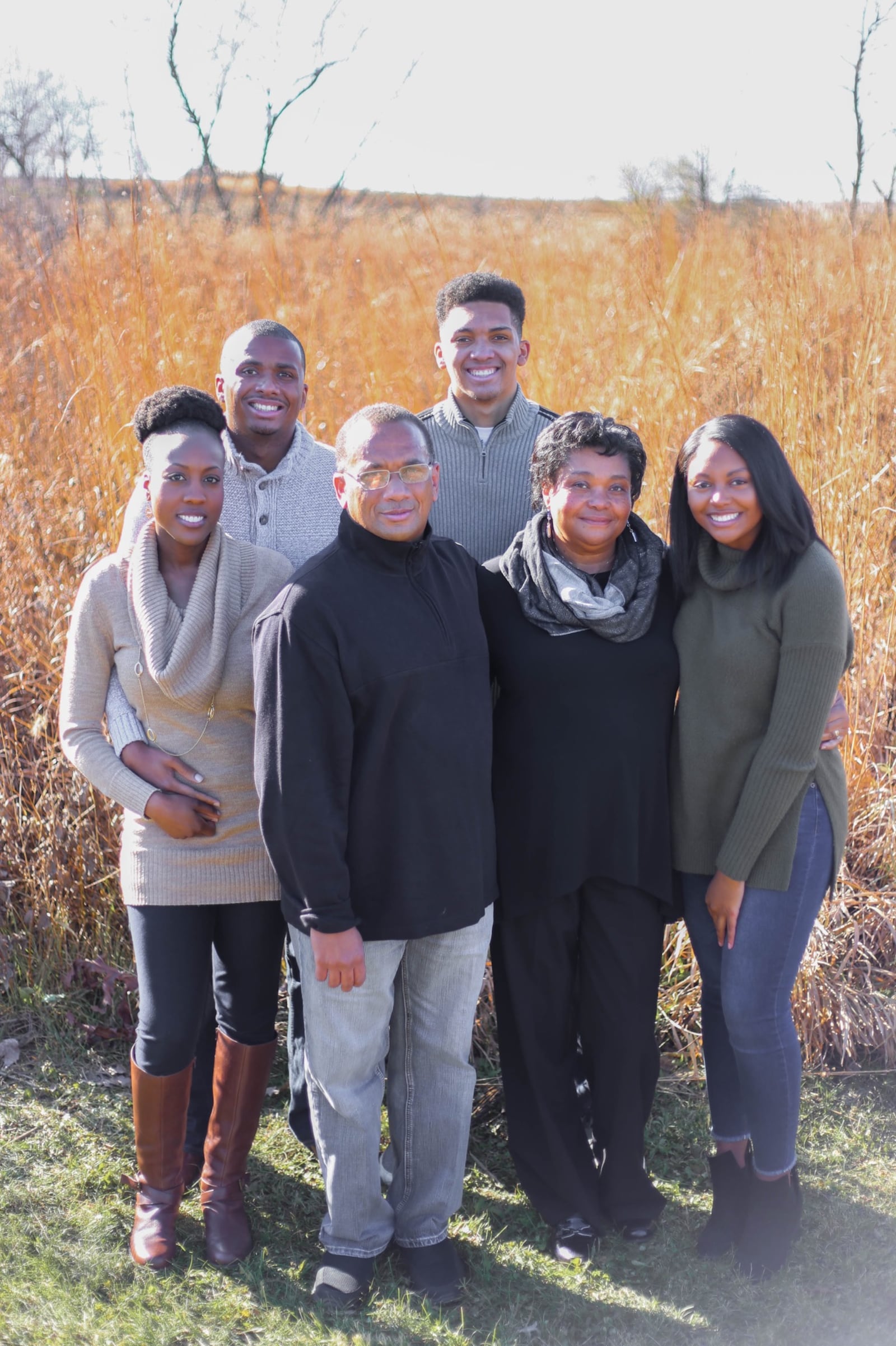 The Wilbourn Family in 2018: (left to right) Lauren (Stephen’s wife); Stephen; Stephen Sr.; C.J.; Armie and Joy. CONTRIBUTED