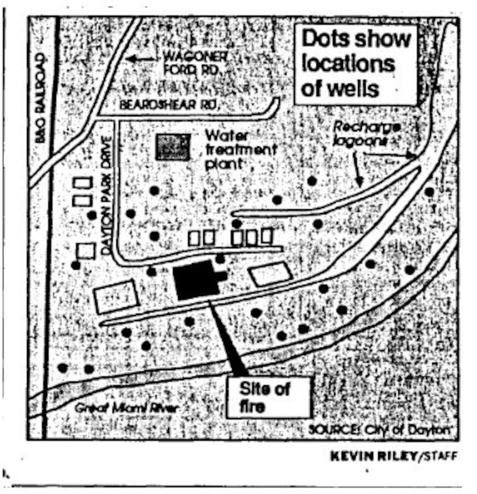 Site of 1987 Sherwin-Williams warehouse fire.