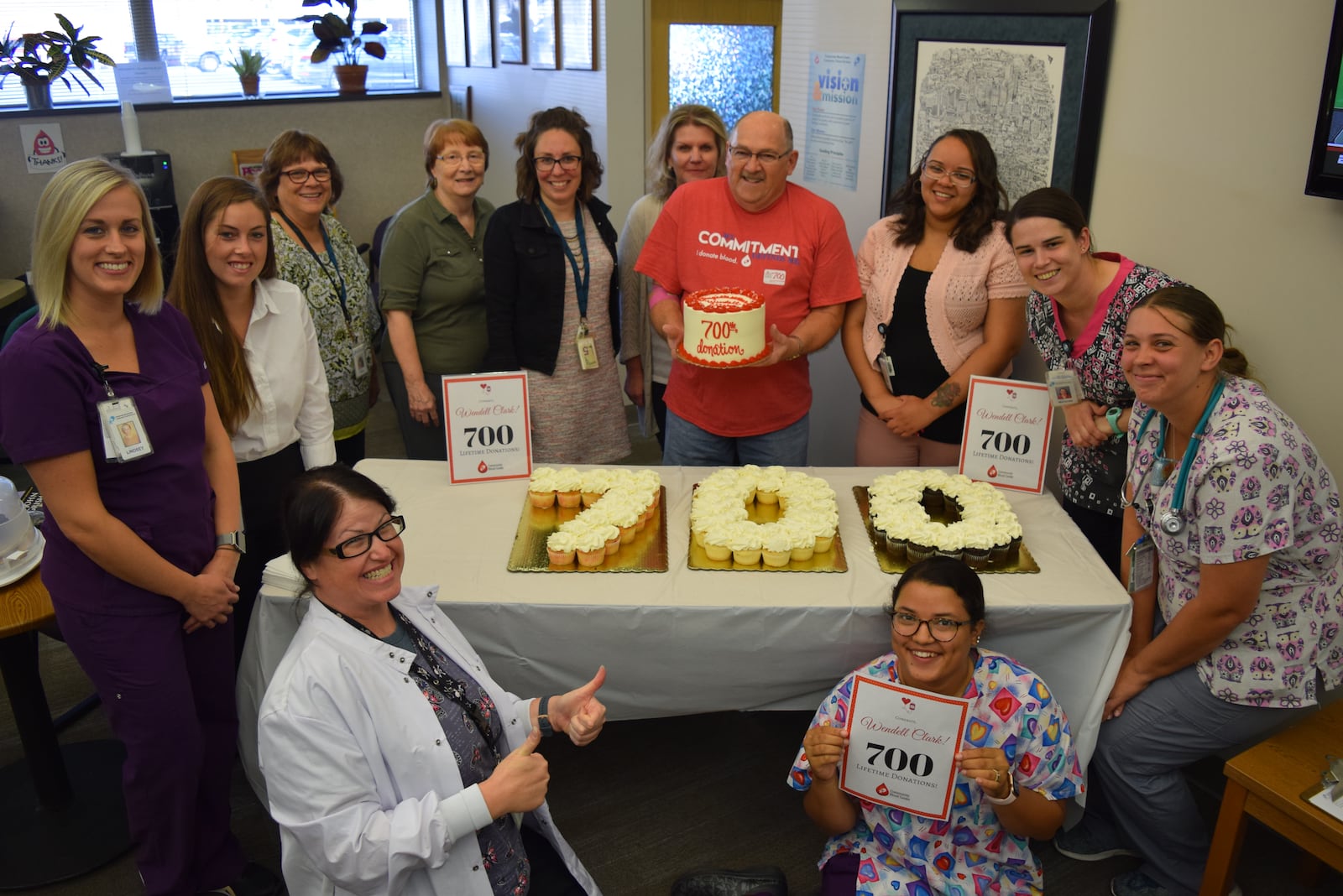 Eaton resident Wendell Clark received a commendation from the Ohio Senate for “tremendous generosity” in recognition of his milestone 700th lifetime donation to the Community Blood Center  on Oct. 21, 2019. There was a celebration for his 700th donation at the blood center in September.