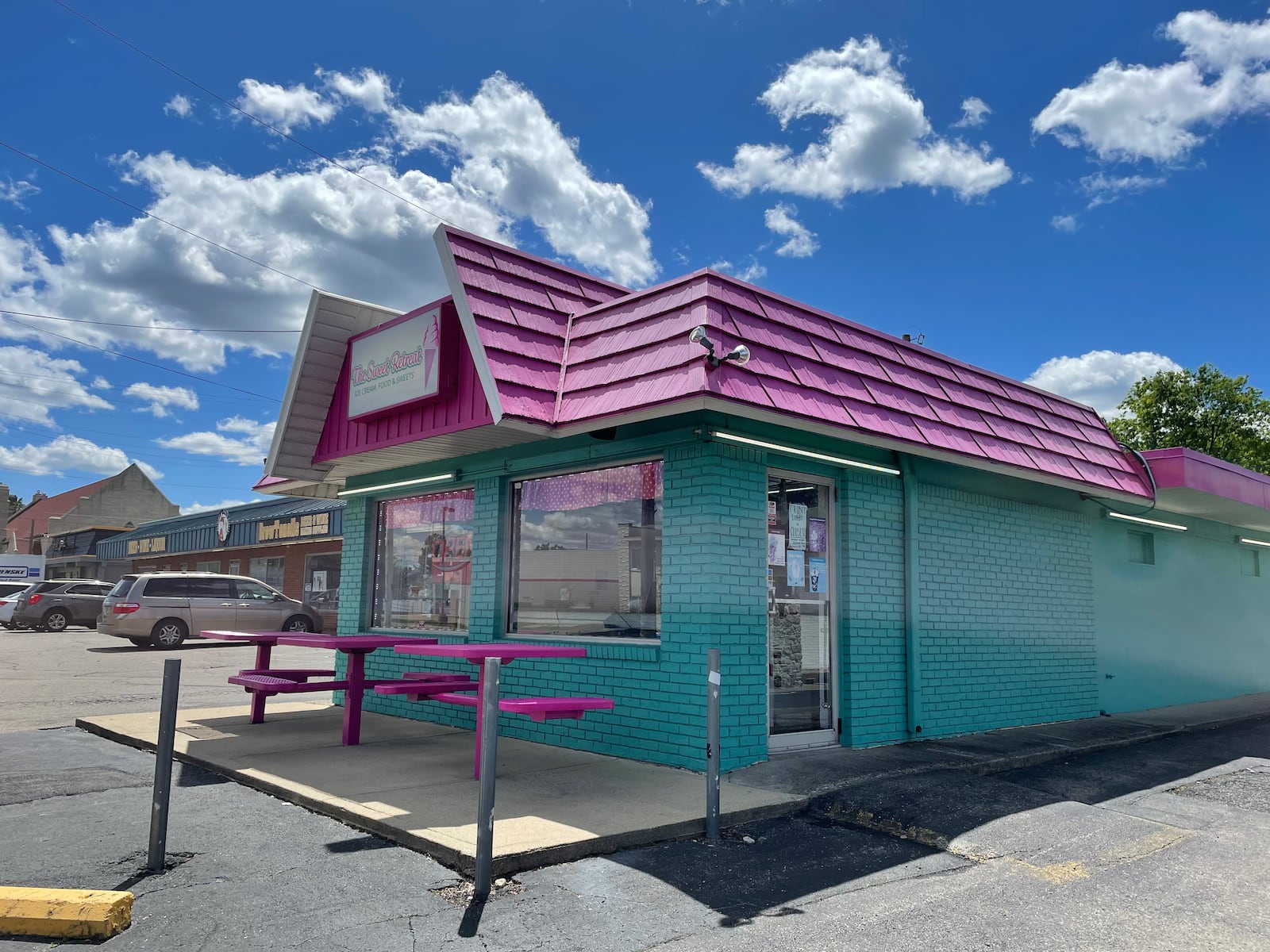 The Sweet Retreat is a seasonal ice cream shop located at 2613 Smithville Road in Dayton. NATALIE JONES/STAFF