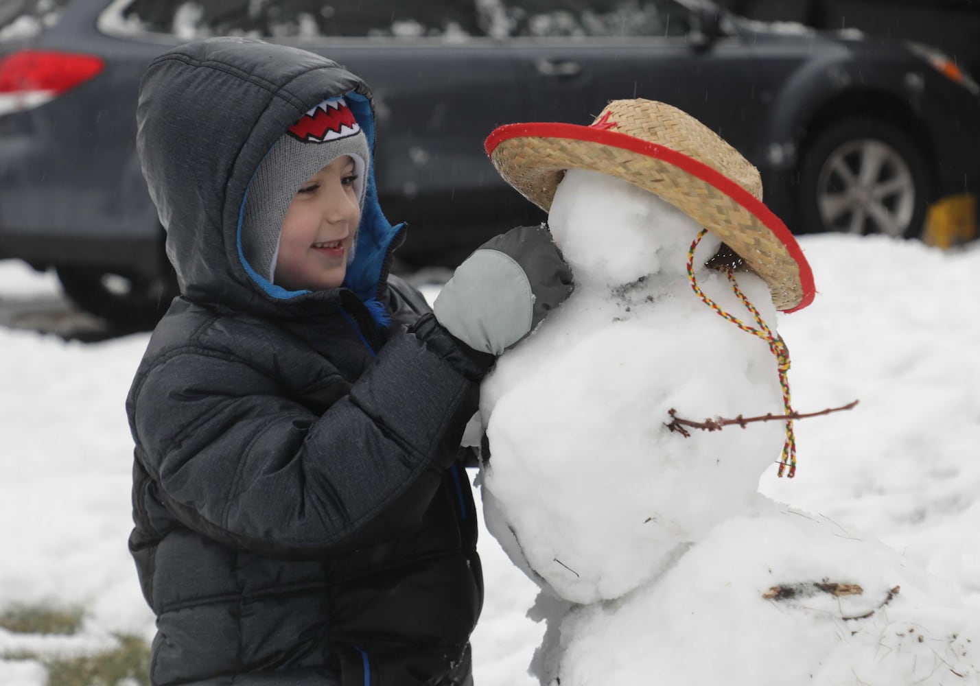 PHOTOS: First heavy snowfall of the season hits the Miami Valley