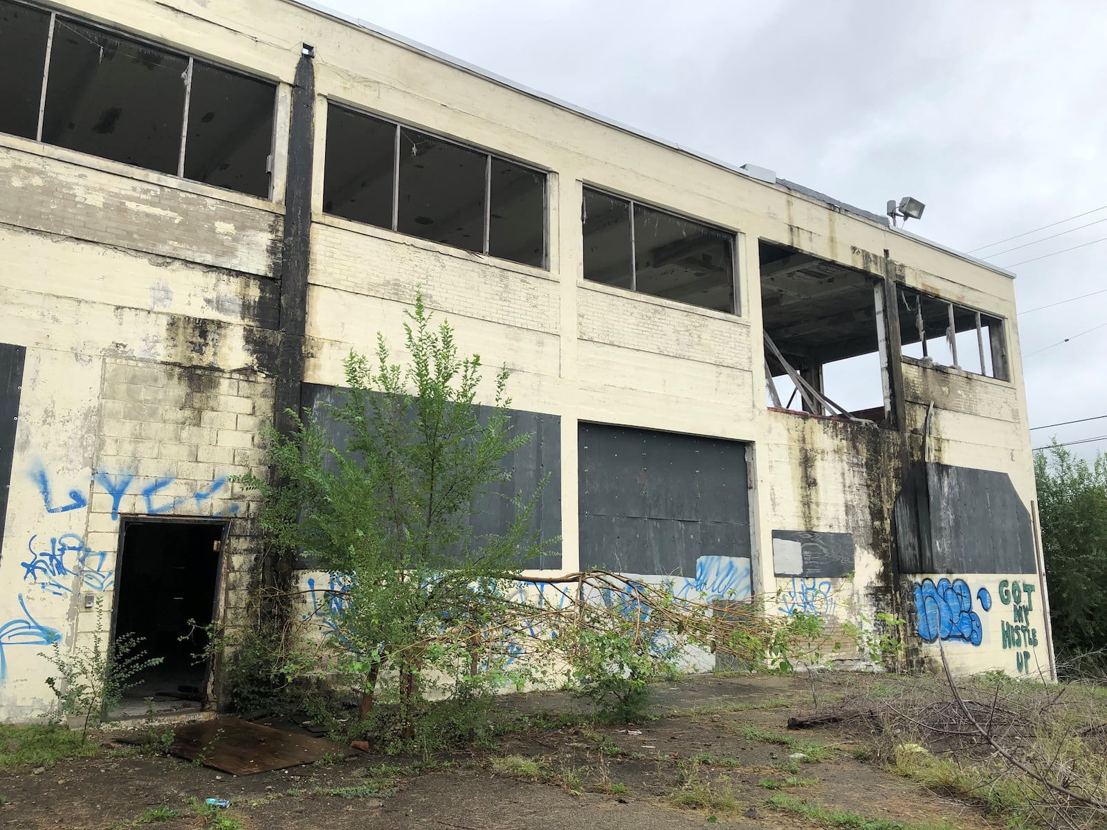 The back portion of the Gem City Ice Cream Co. building on the 1000 block of the West Third Street. CORNELIUS FROLIK / STAFF