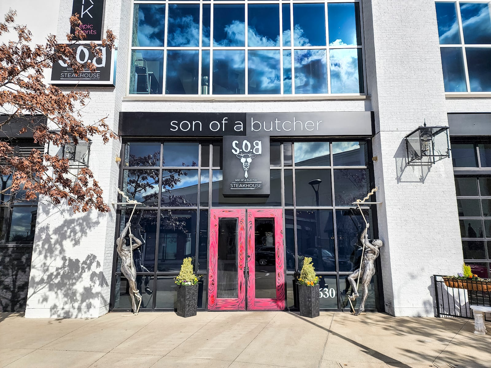 Liberty Center is a mixed use shopping, dining and living area in Liberty Township. Son of a Butcher Steakhouse is one of the newest restaurants at Liberty Center. NICK GRAHAM/STAFF