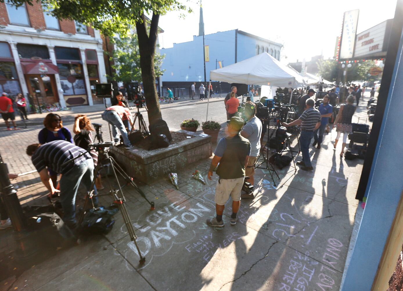 PHOTOS: What Oregon District looks like the day after mass shooting