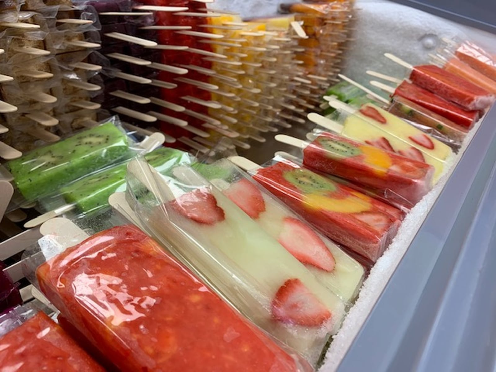 Mariana’s Tacos y Paletas has a variety of Mexican ice cream and popsicles made with fresh fruit.