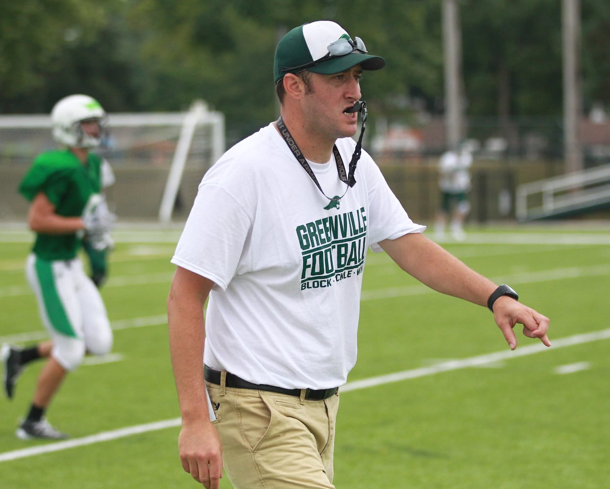 PHOTOS: Celina at Greenville, preseason football scrimmage