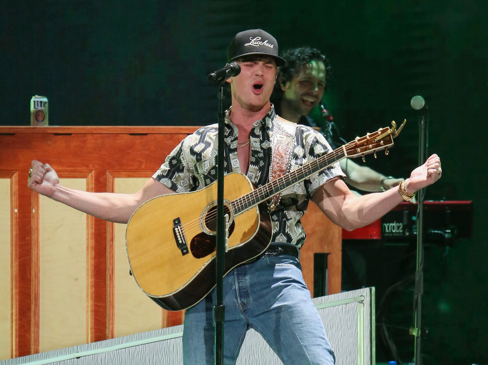 Parker McCollum performs at the iHeartCountry Music Festival on Saturday, May 13, 2023, at the Moody Center in Austin, Texas. (Photo by Jack Plunkett/Invision/AP)