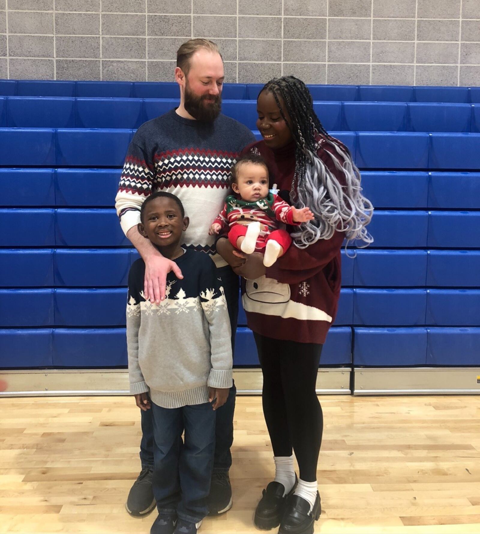 Mark and Bri Kreider with their two sons, six-year-old Ace and eight-month-old Reggie. CONTRIBUTED