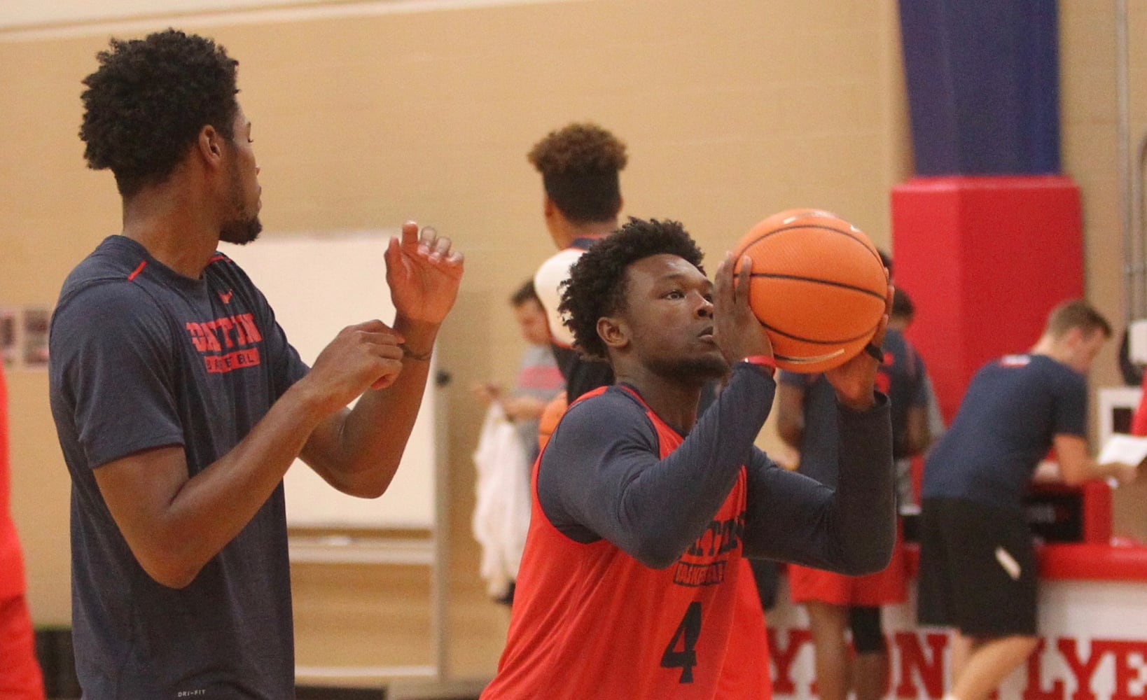 Photos: Dayton Flyers working out at Cronin Center