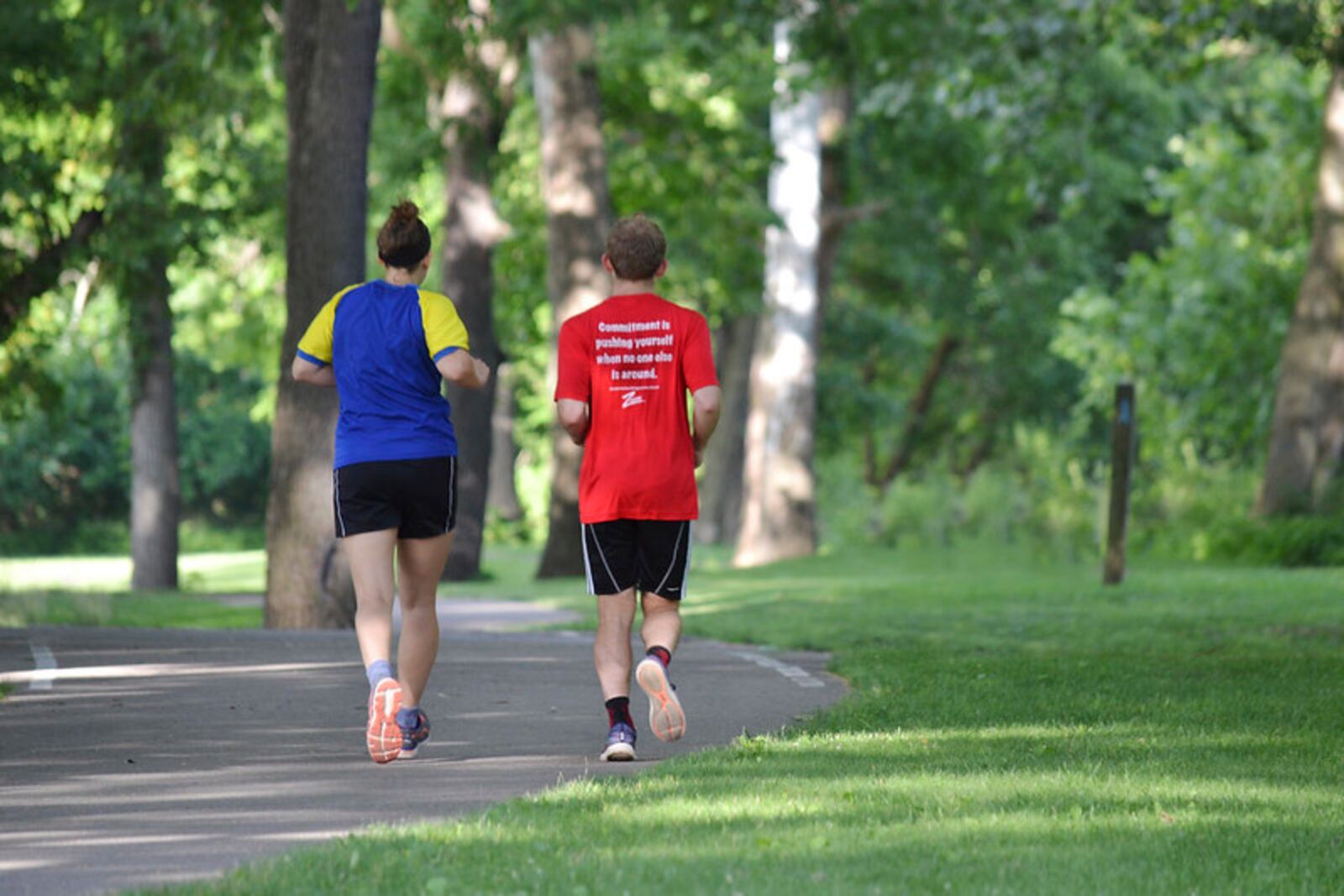 Shifting your workout to a shady location is one way to contend with the summer heat - CONTRIBUTED