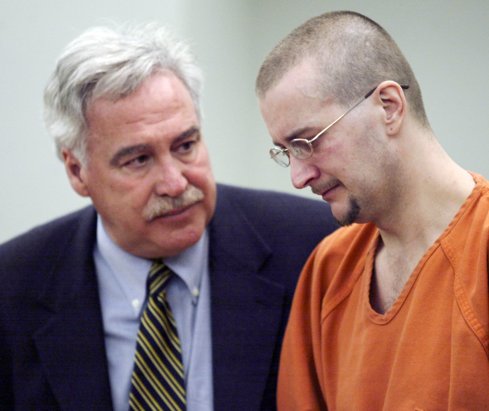 Ryan Smith, standing next to his attorney Jose Lopez, was sentenced to 8 years in prison for his part in the 2008 death of Johnny "Spiderman" Sowers in Miami County Common Pleas Court Monday, May 4. Smith pleaded to involuntary manslaughter and aggravated robbery in the death. Smith is the second of three men charged in the death in Sowers.