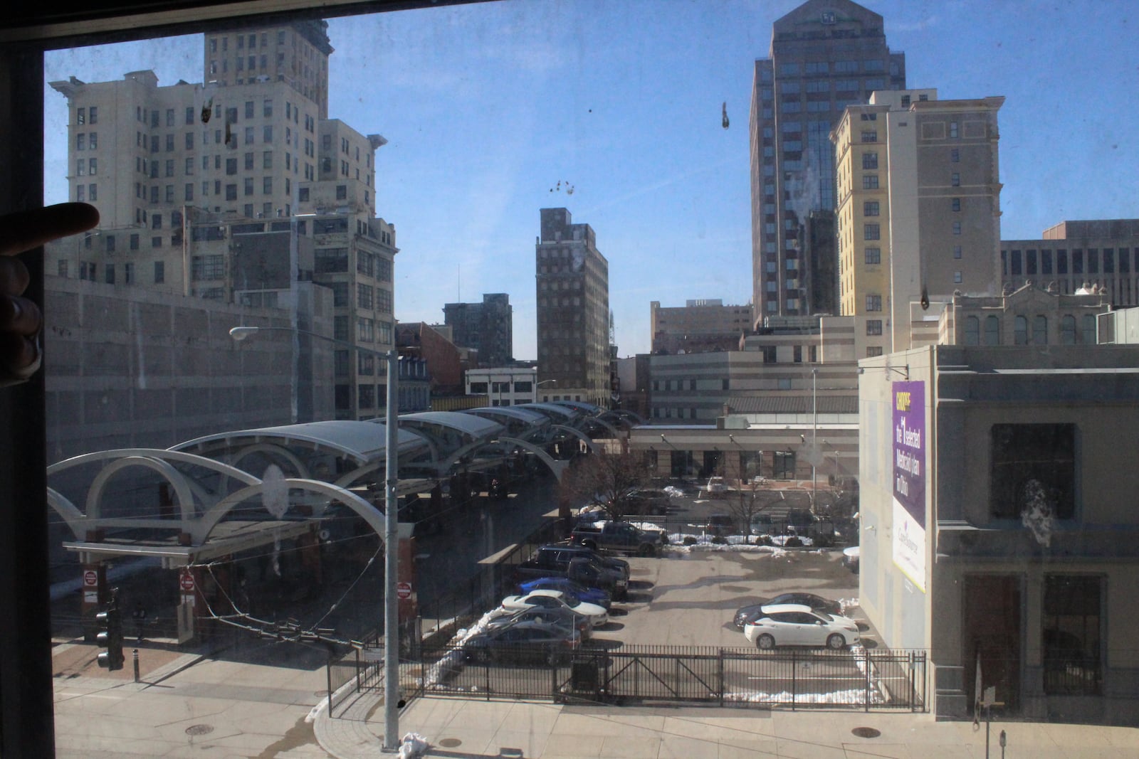 The Century Bar is moving from 10 Jefferson Street, next door to 18 to 20 S. Jefferson St. View from the third floor window.