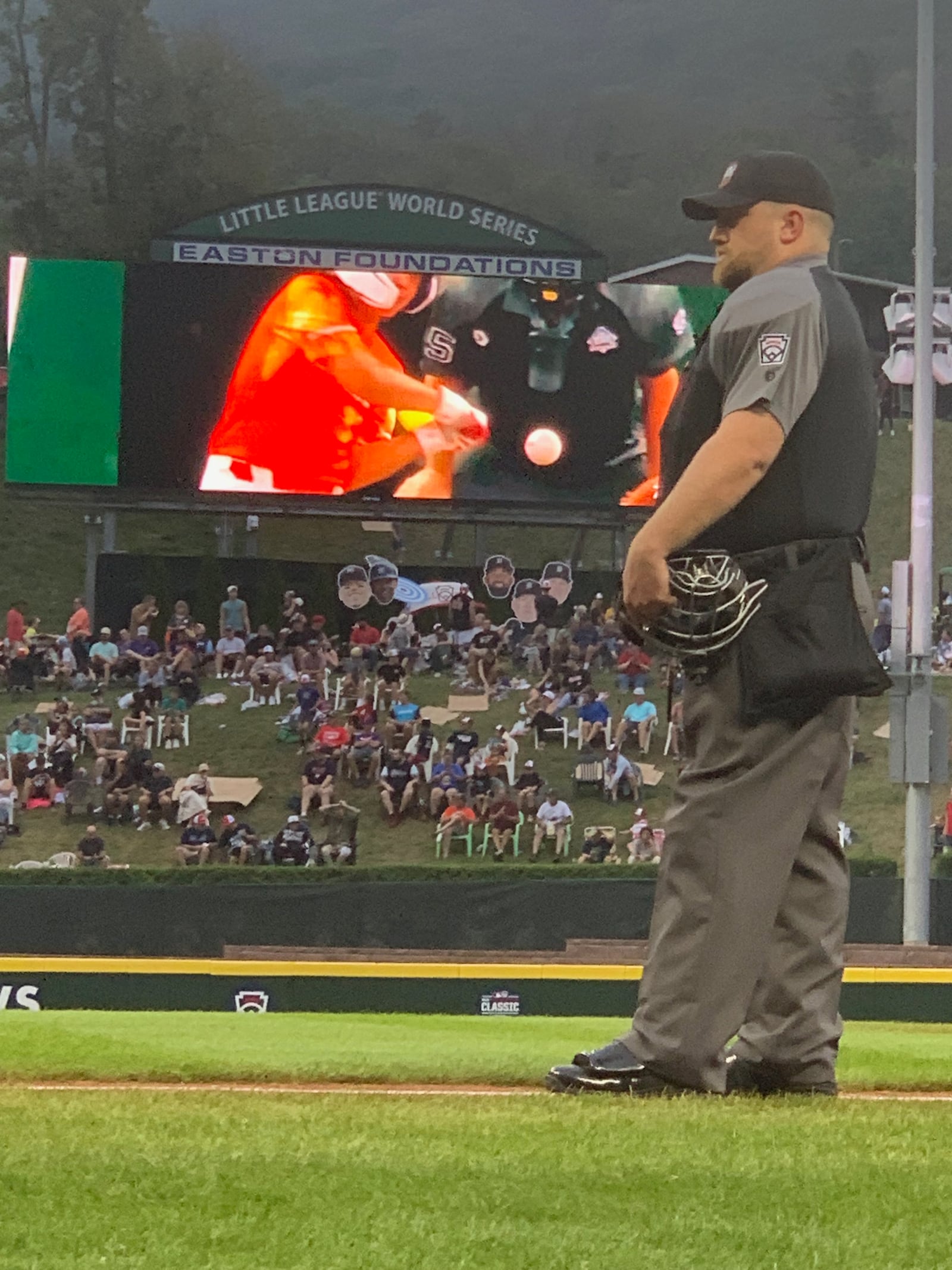 DJ Rose umpires in the Little League World Series in Williamsport, Pa. Contributed photo