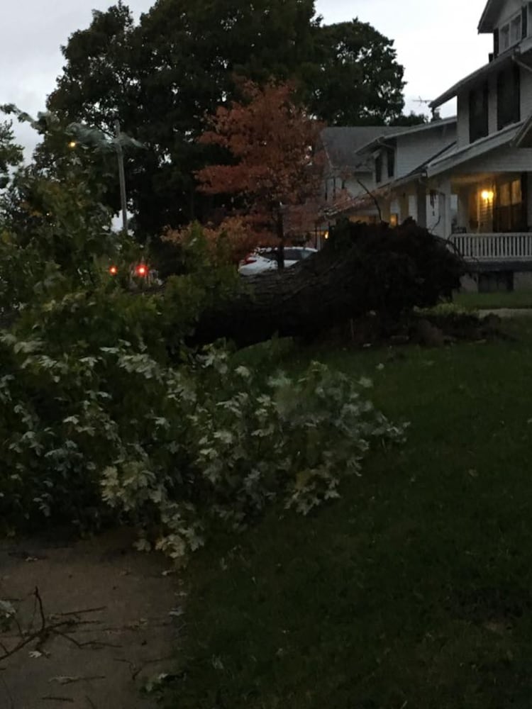 PHOTOS: Strong winds cause damage around the Miami Valley