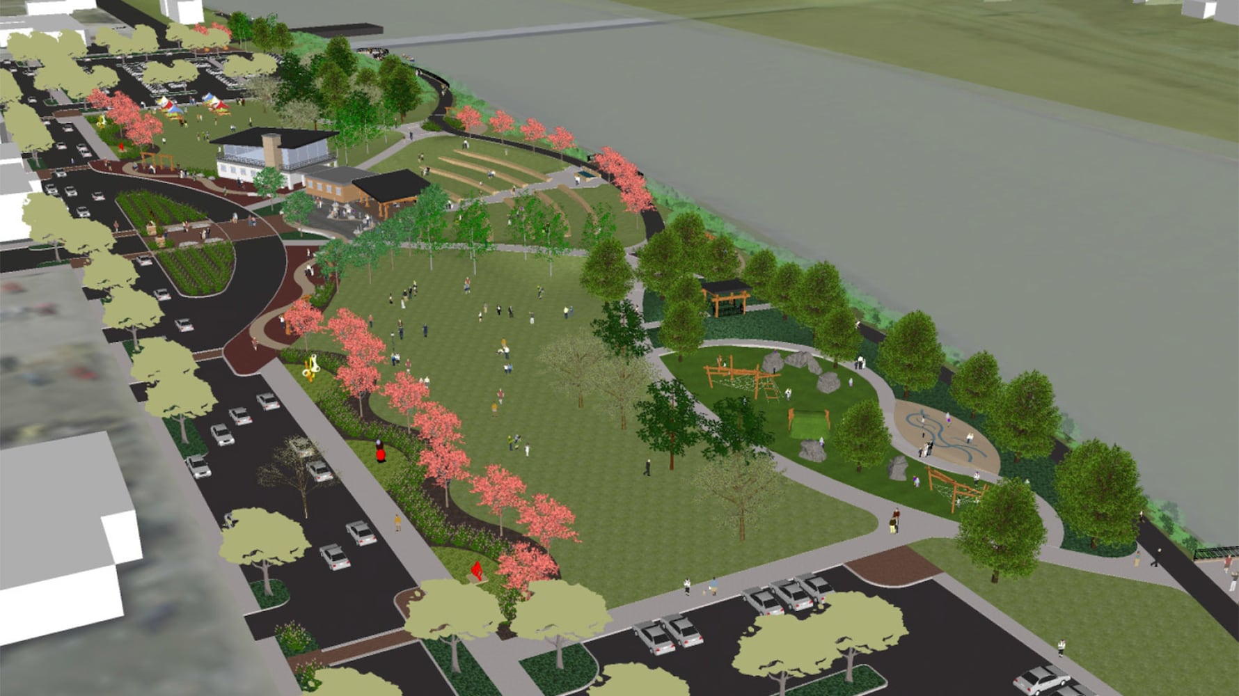 Miamisburg  Riverfront Park plans