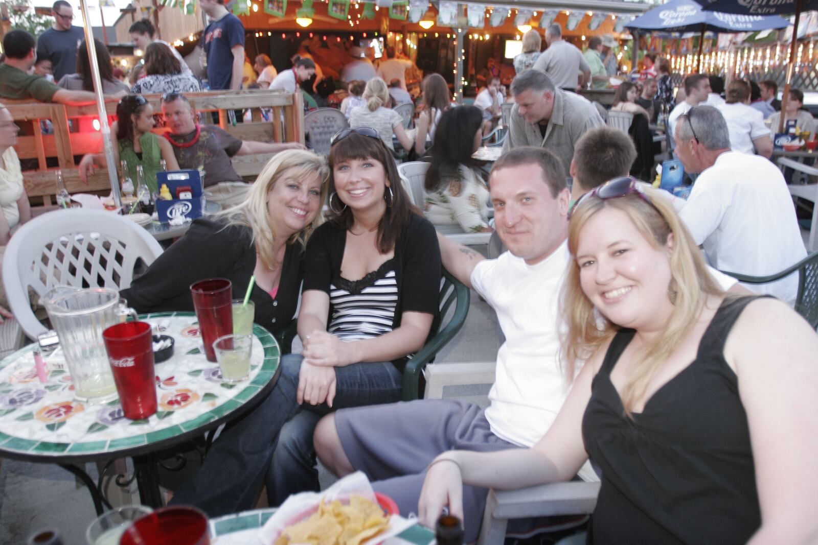 Cinco de Mayo party on the patio at Carmel's in Dayton in 2010.