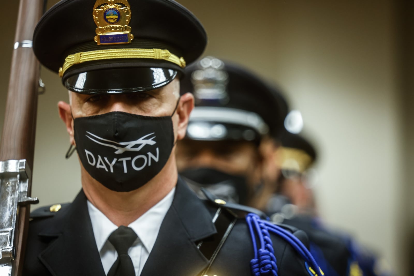 The City of Dayton Commission Chambers was filled Monday morning to welcome the new Director and Chief of Police, Kamran Afzal. The swearing in ceremony was held a 10a.m. and Chief Afzal's family attended. JIM NOELKER/STAFF