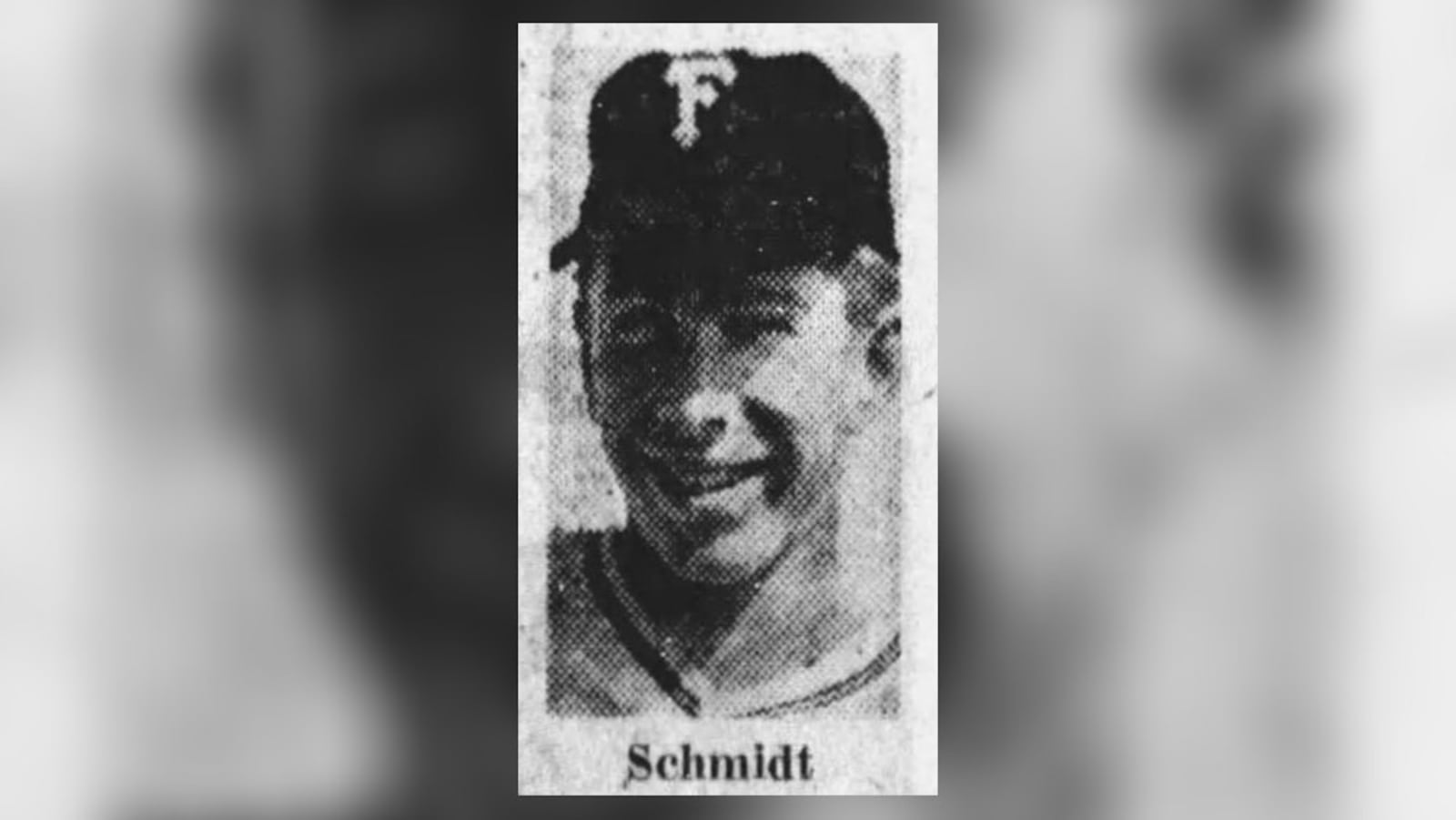 Mike Schmidt played high school baseball at Fairview High School in Dayton. DAYTON DAILY NEWS ARCHIVE