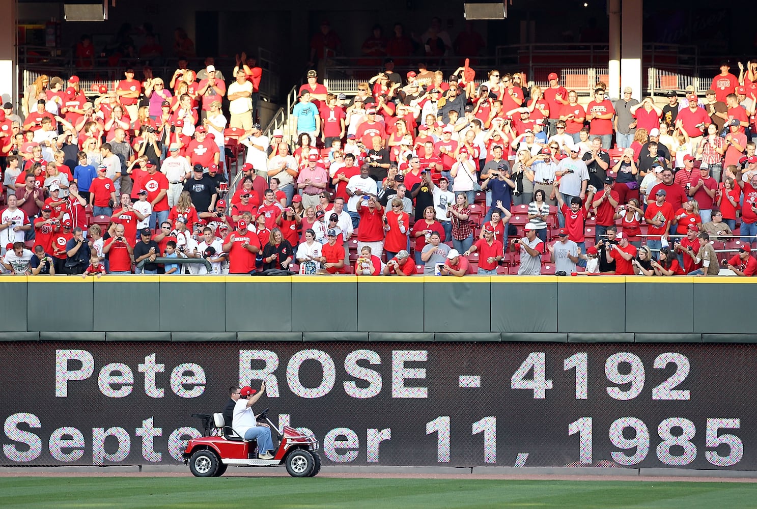 Legendary baseball player Pete Rose