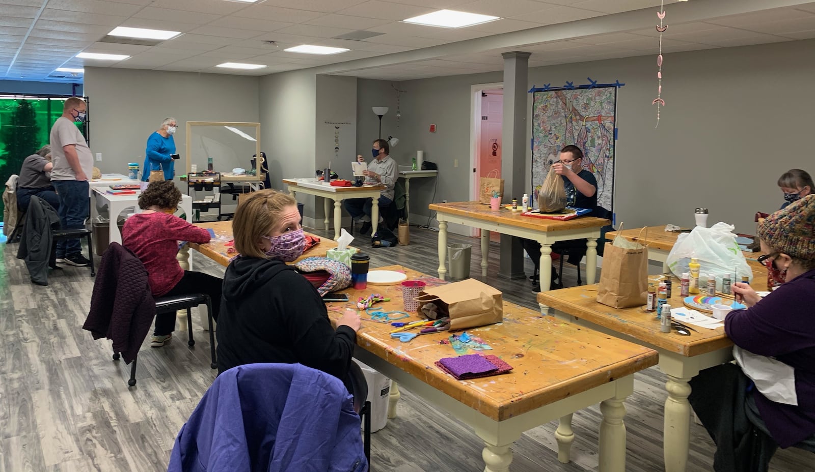 We Care Arts reopened in-person classes at its art studio in mid-November, and is currently operating on a hybrid programming model with virtual and limited in-person art classes. CONTRIBUTED