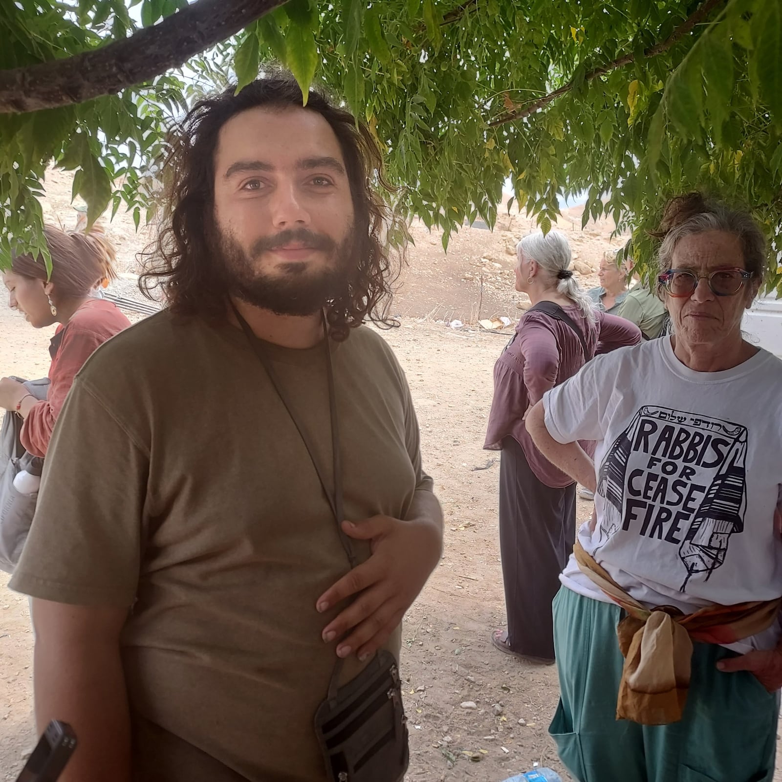 A Jewish Israeli who provided protective presence in a West Bank village. (CONTRIBUTED)