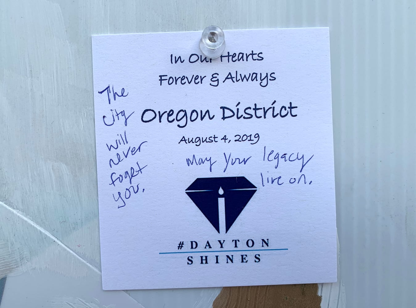 PHOTOS: Messages of heartbreak and hope cover the Tree of Life memorial honoring those killed in the Oregon District mass shooting