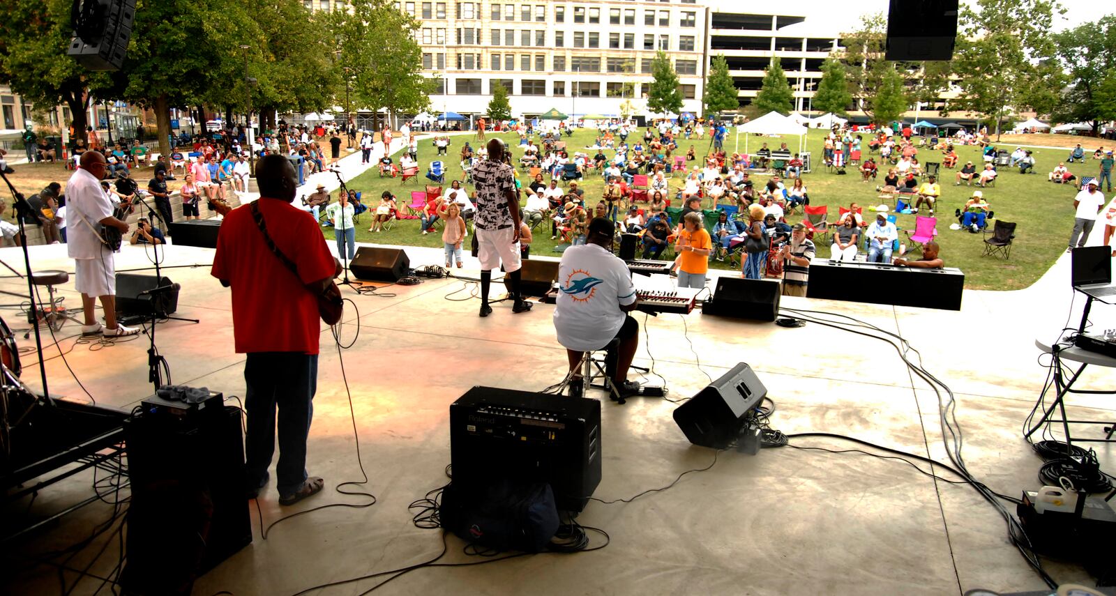 The Department of Recreation presents the Dayton Funk Festival at Levitt Pavilion in Dayton on Sunday, Aug. 14, featuring current local and regional acts like Big Gil & the Funky All Stars, LYD and the Larry Humphrey Band. CONTRIBUTED/DAVID A. MOODIE