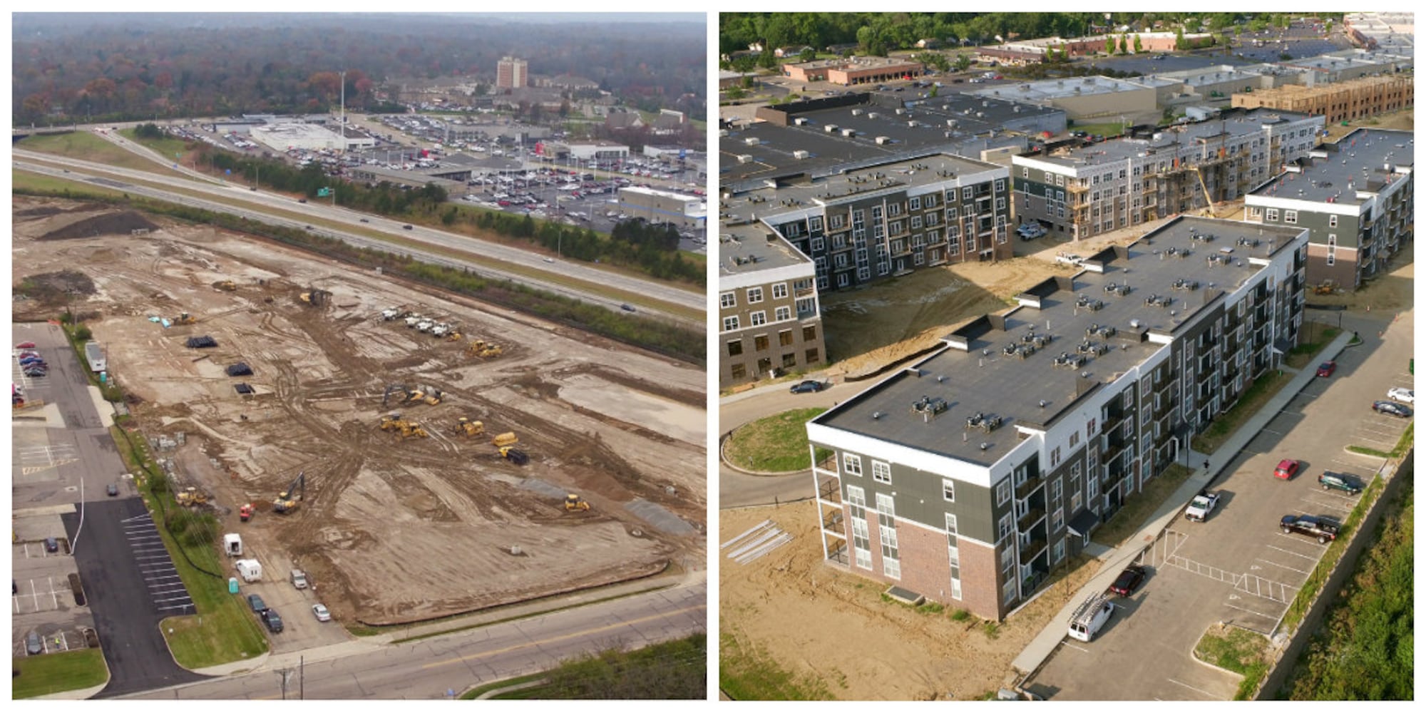 PHOTOS: Construction of huge apartment complex near Cross Pointe