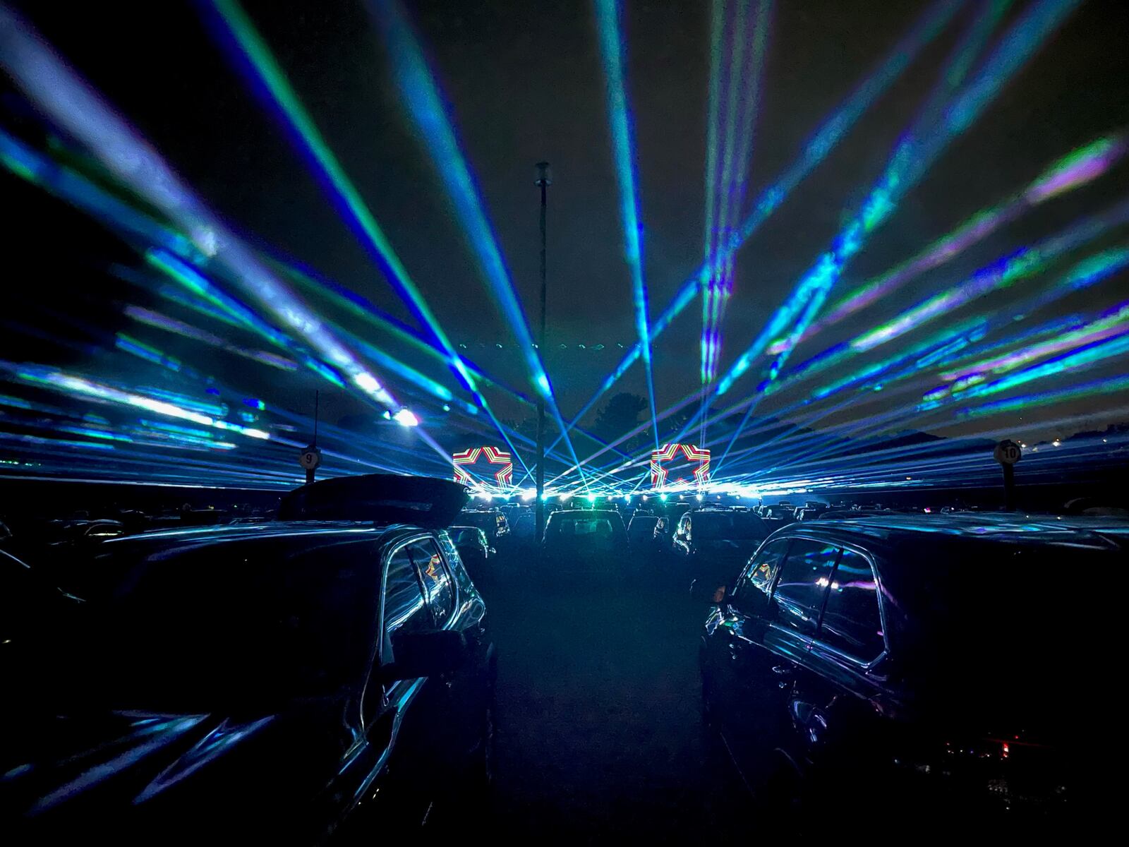 A drive-in laser light show is coming to the Montgomery County Fairgrounds Sept. 9 -12.