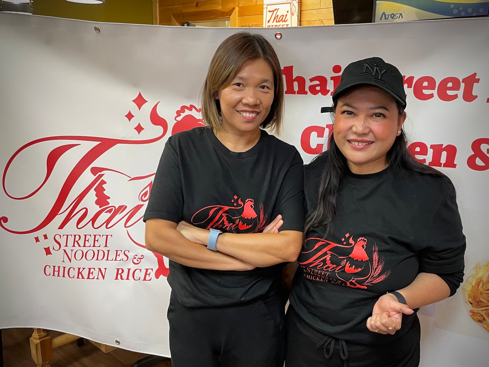 Thai Street Noodles is located at 5844 Bigger Road in Kettering. Pictured (left to right) is owner Pim Tintong, who operates the restaurant with her sister, Warisa Brown. NATALIE JONES/STAFF