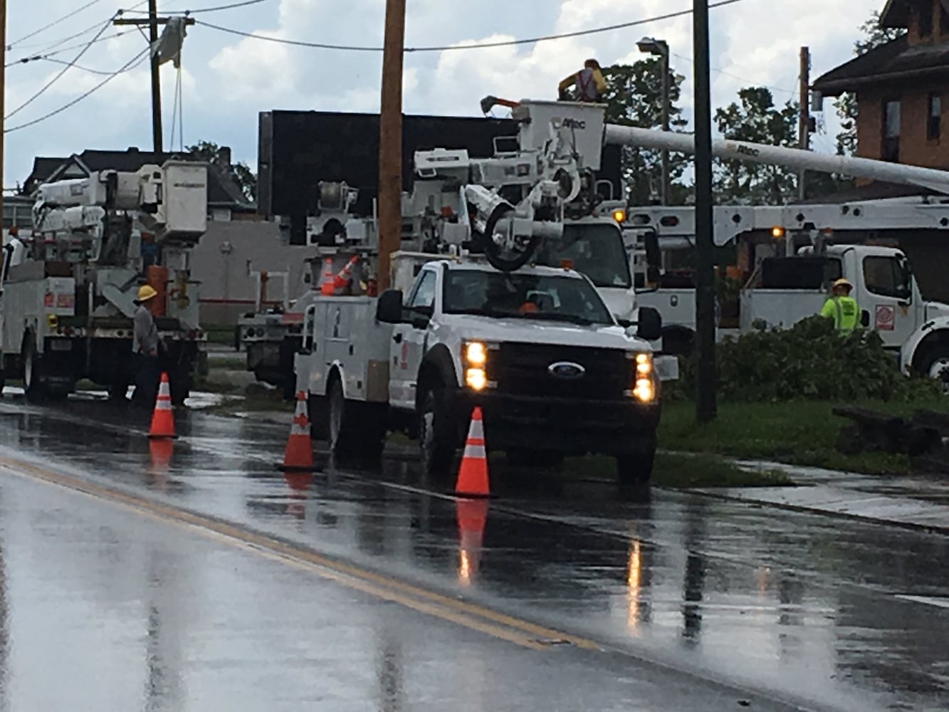 PHOTOS: Tornado-damaged communities dig out, clean up