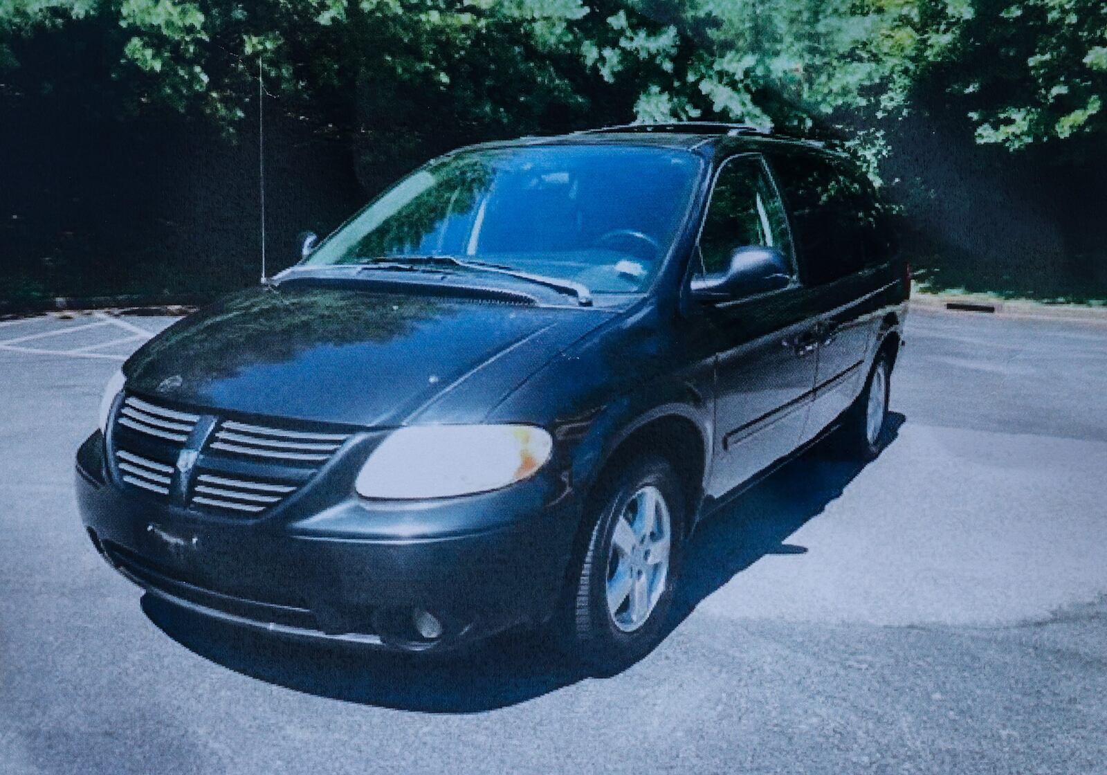 A green 2006 Dodge Caravan with Ohio license plate HDV 3426 belonging to John Canfalone is missing. The minivan pictured is not the actual vehicle that is missing.