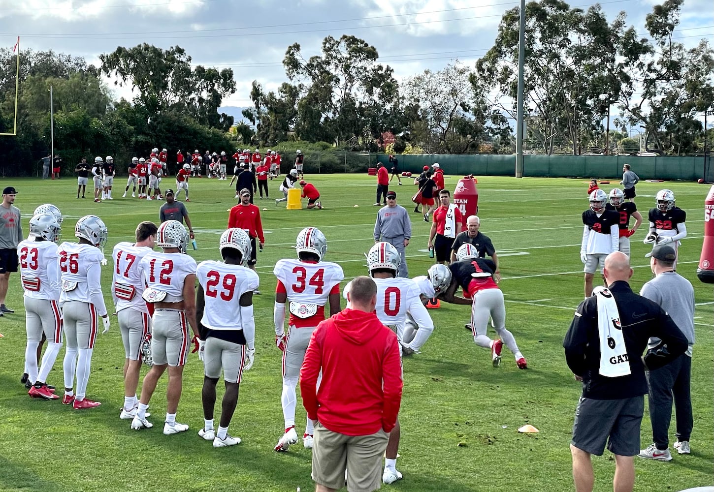 Ohio State Football Rose Bowl Practice