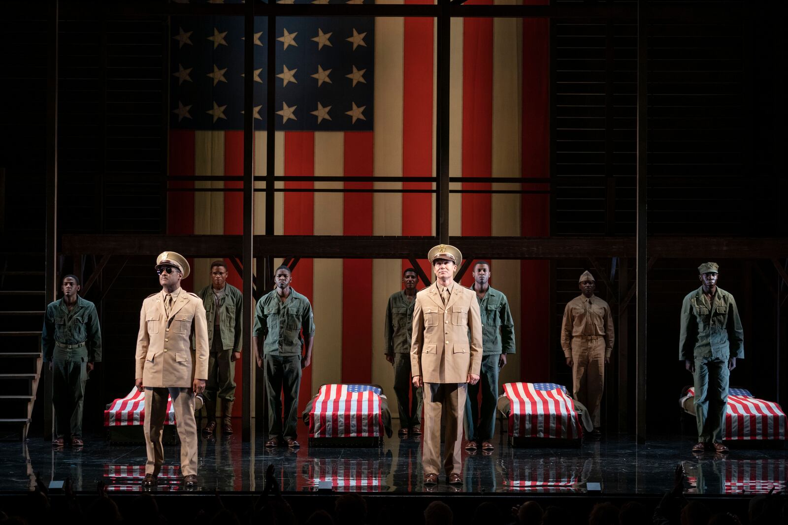 Dayton Live and Human Race Theatre Company will co-present the national tour of "A Soldier's Play" Feb. 19-23, 2023, at the Victoria Theatre. PHOTO BY JOAN MARCUS