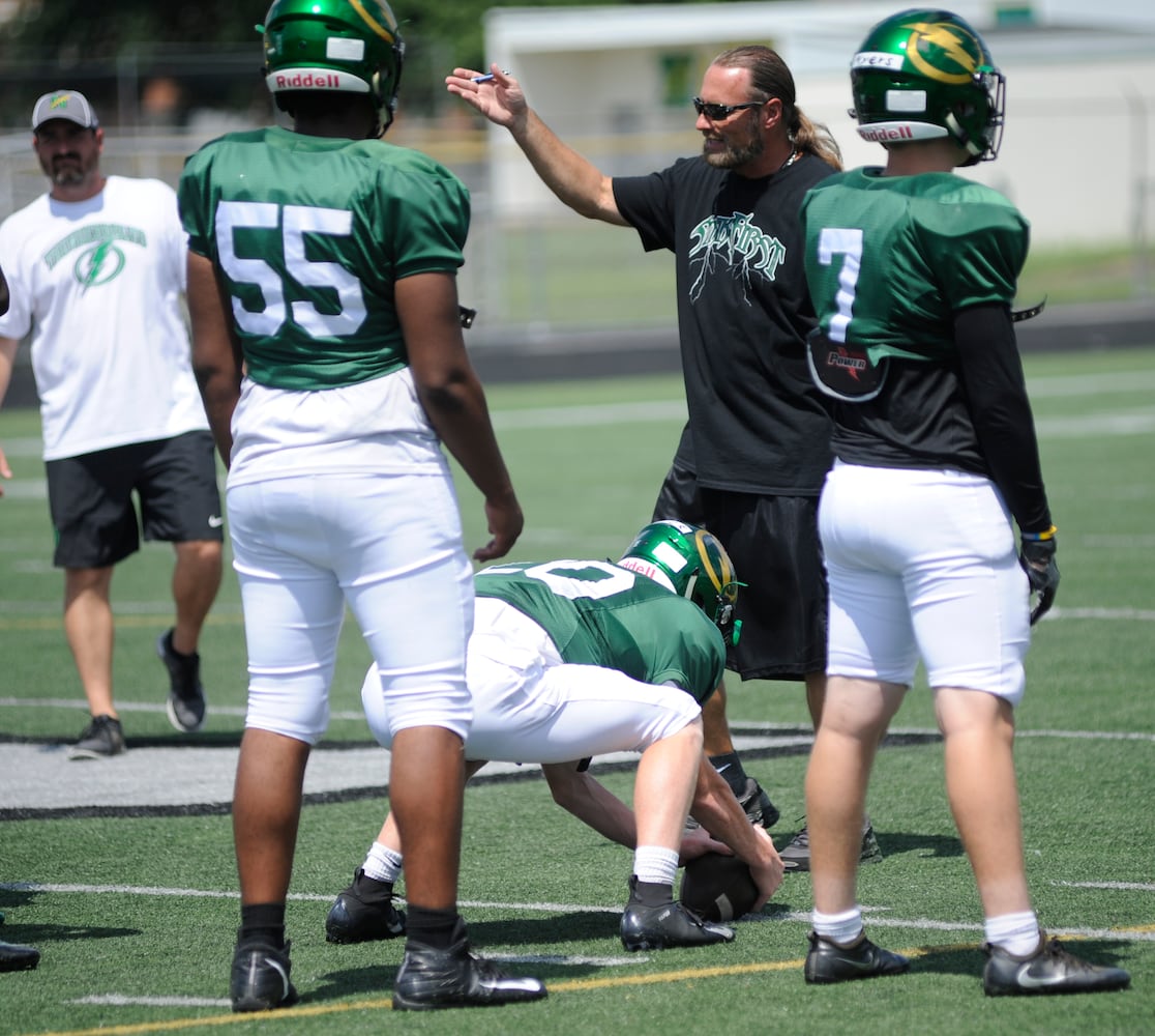 PHOTOS: Northmont Thunderbolts preseason football practice