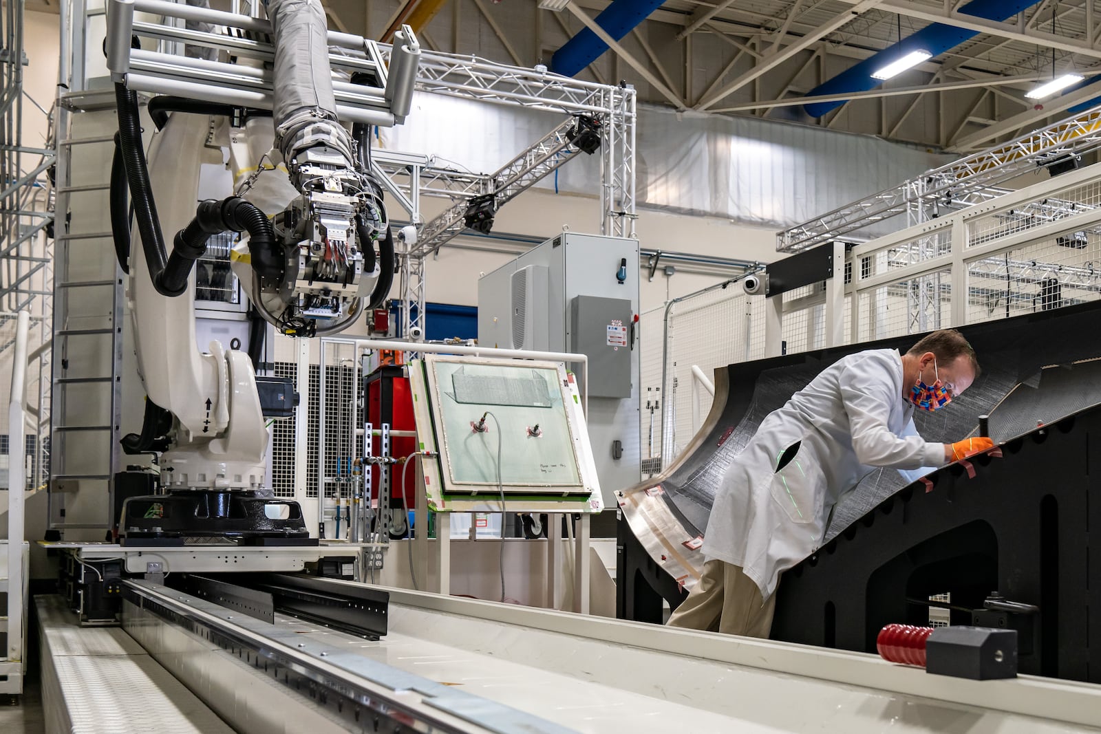 A Joby photo of its manufacturing operations in California.