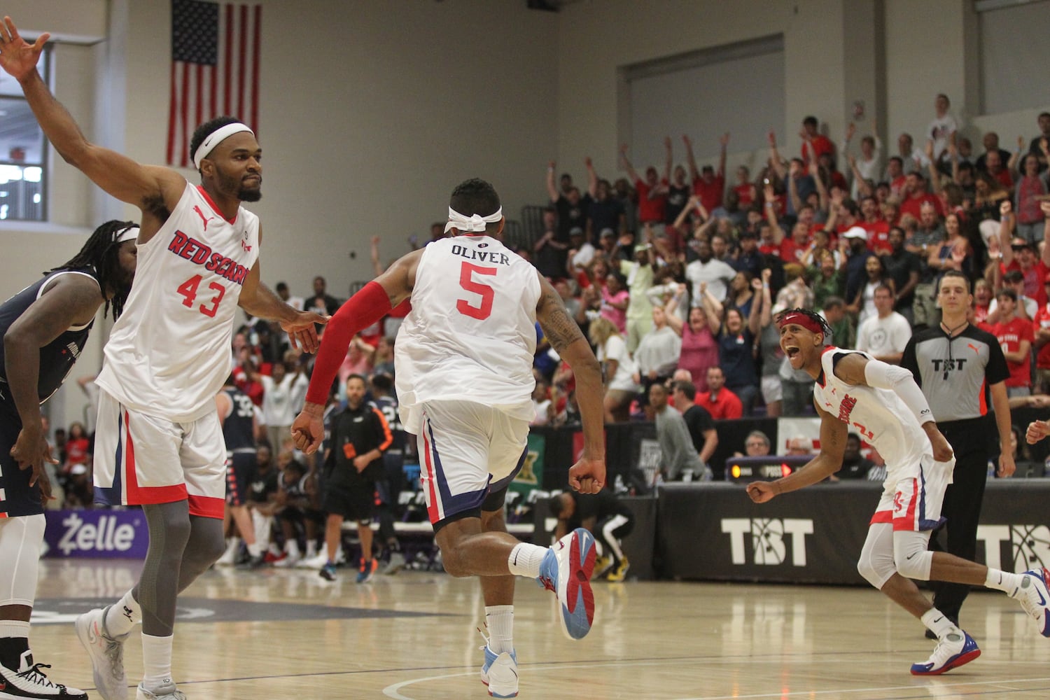 The Basketball Tournament: Photos of Red Scare's second-round win