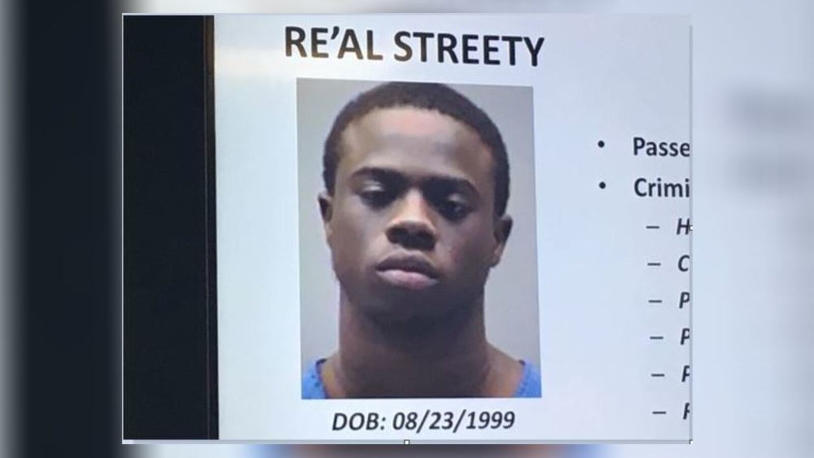 Re'al Streety (Courtesy/Dayton Police Department)