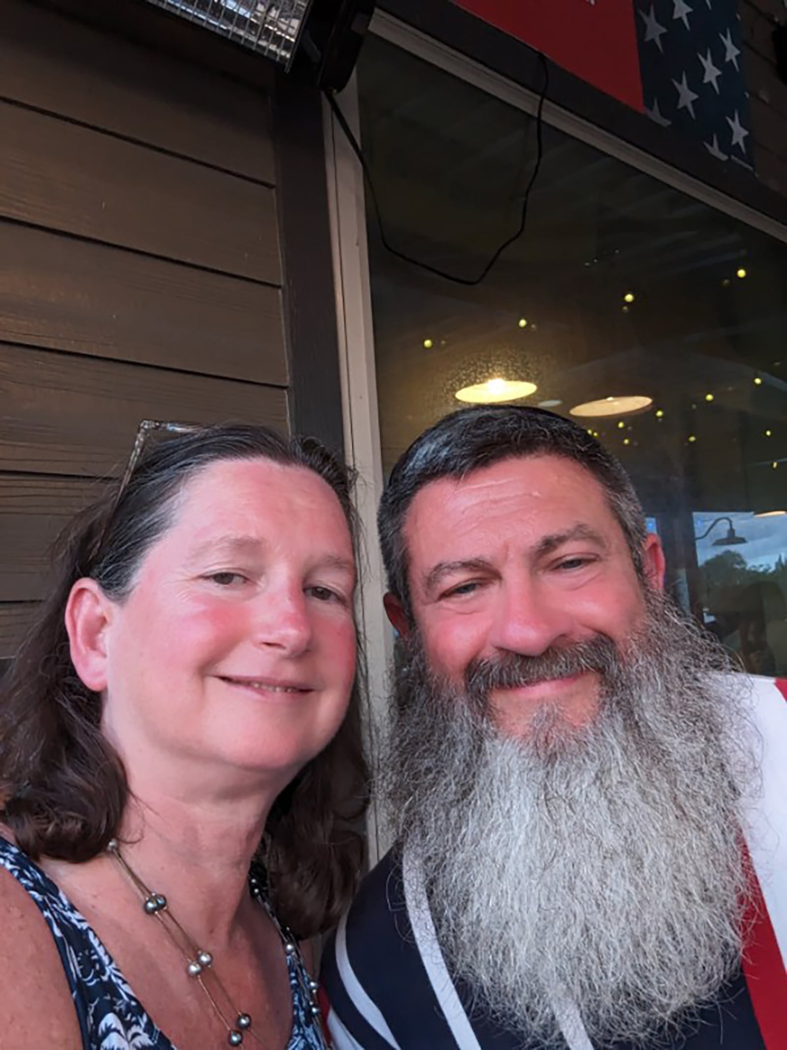 Becky and and David Rittner in Florida earlier this summer. The couple was celebrating their 38th wedding anniversary. CONTRIBUTED