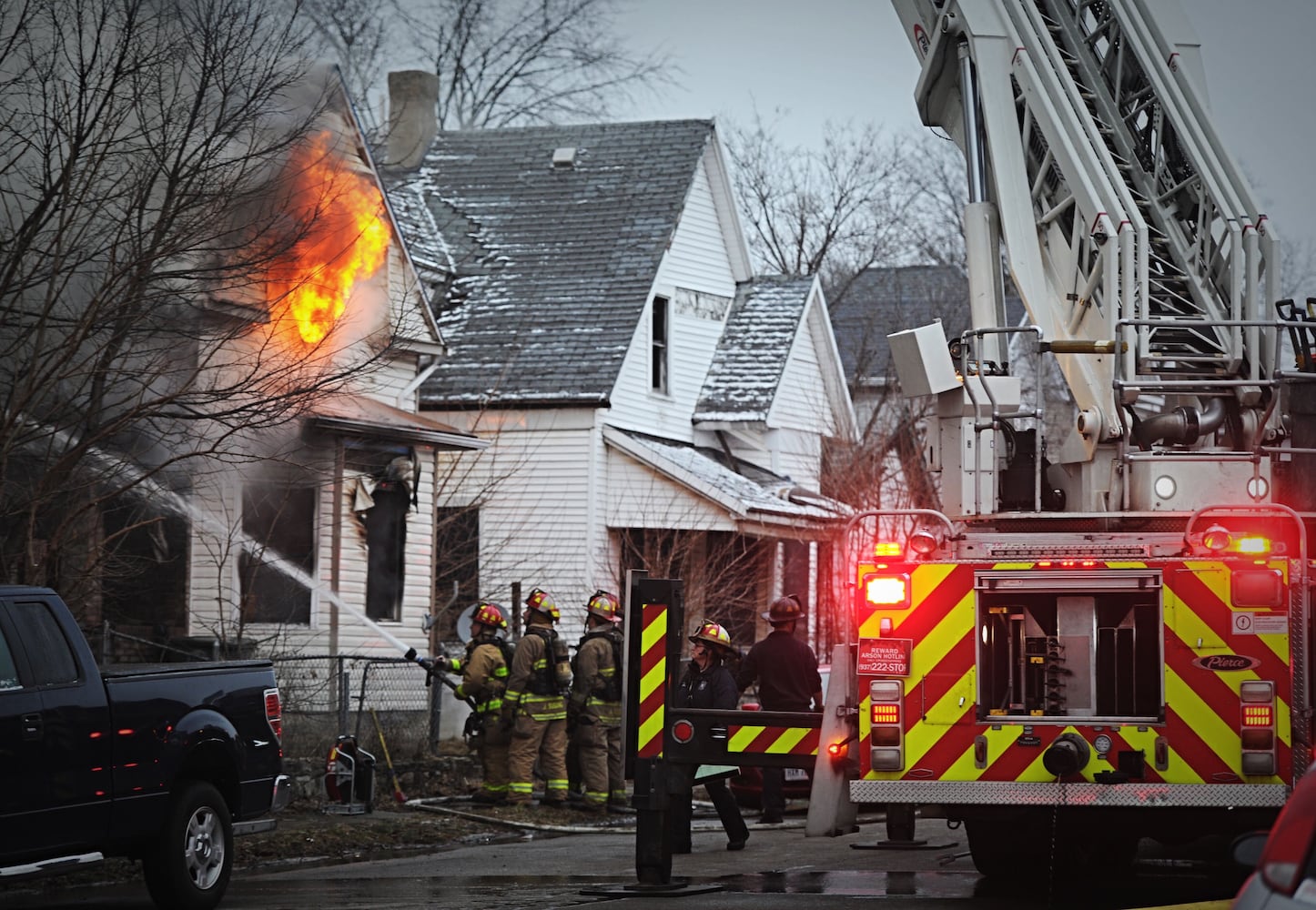 Arson suspected in Dayton house fire