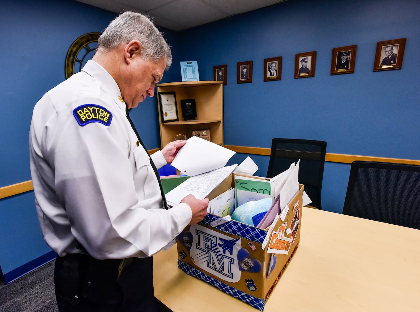 Thank You letters delivered to Dayton Police and Jorge Del Rio family