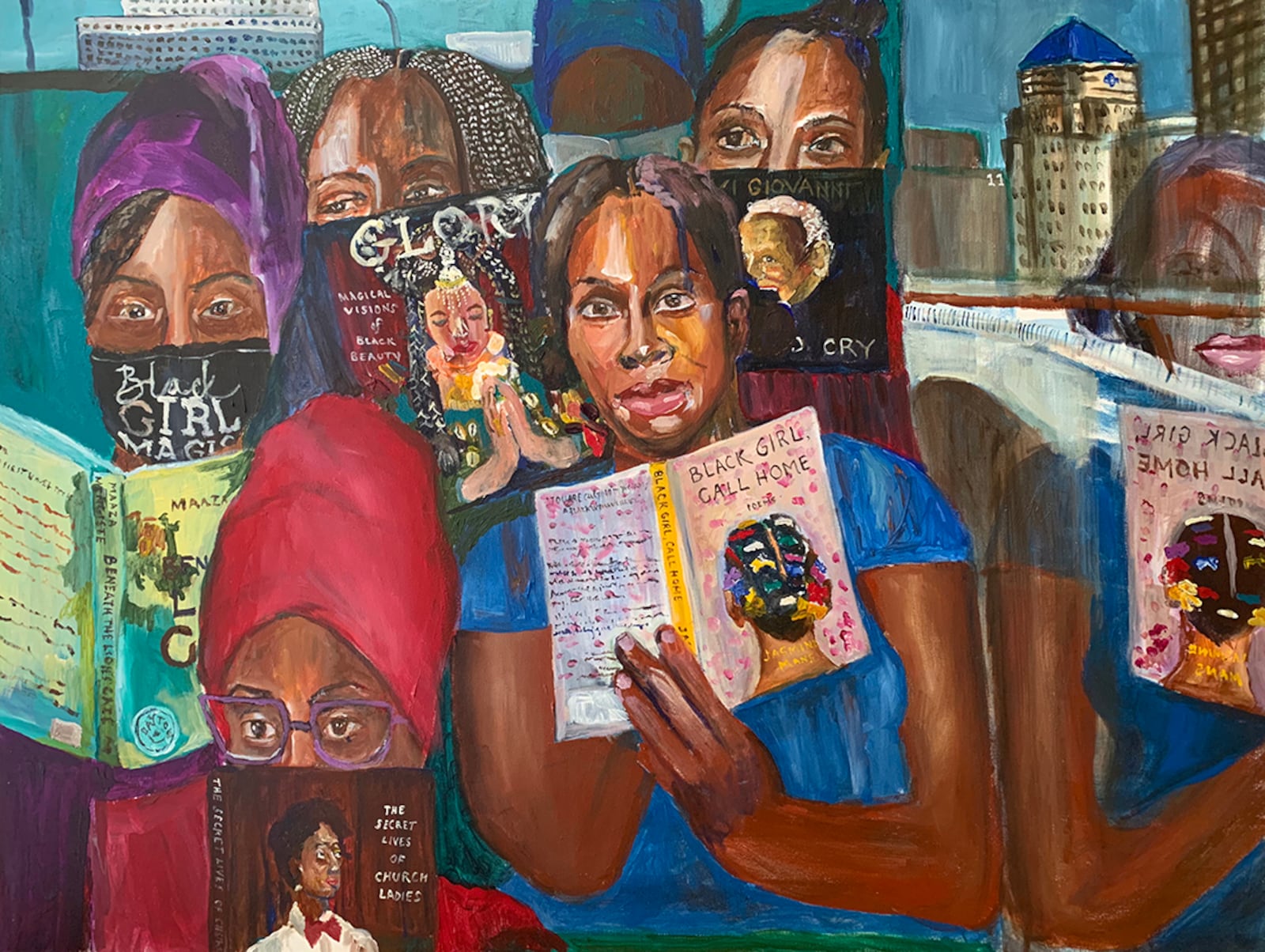 I’m Not Always So Alone (On the Bus) by Janyce Denise Glasper is a participant in the 2021 Art in the City event in downtown Dayton. CONTRIBUTED