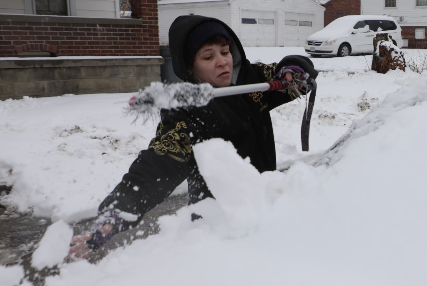 PHOTOS: First heavy snowfall of the season hits the Miami Valley