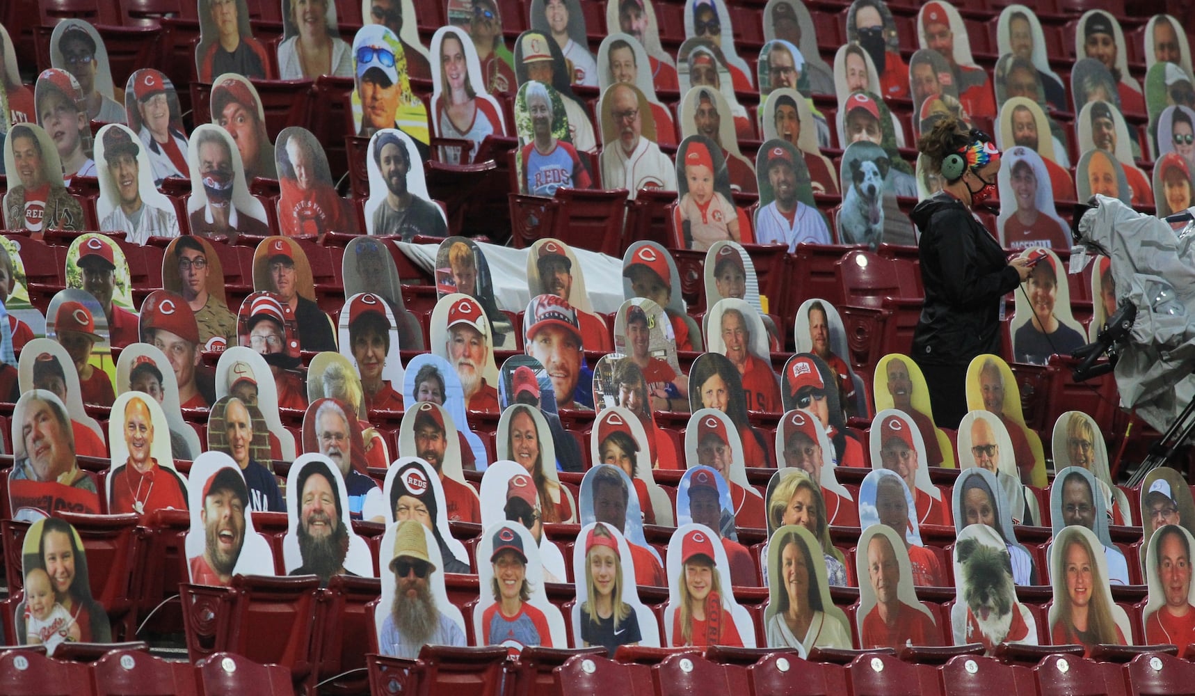 Reds fan cutouts