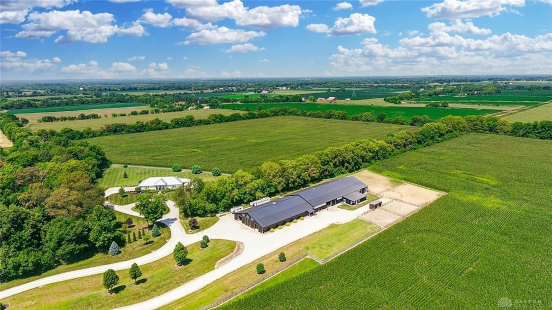 PHOTOS: $1.59M Miami County luxury home on 45-acre property